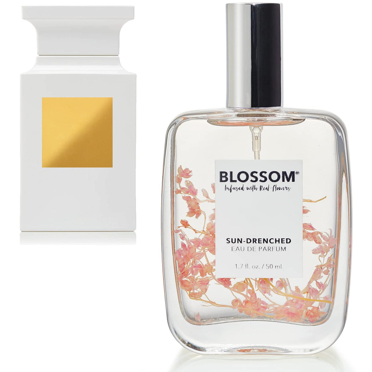 Blossom Unisex Eau De Parfum, Cruelty Free and Vegan Fragrance, Plant-based Perfume Spray, Infused with Real Flowers, Made in USA, 1.7oz, (White Calla Lily, Grapefruit, Sundrenched Flowers), Slay
