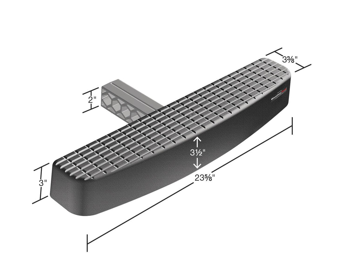 WeatherTech BumpStep XL with Standard Plated Hardware