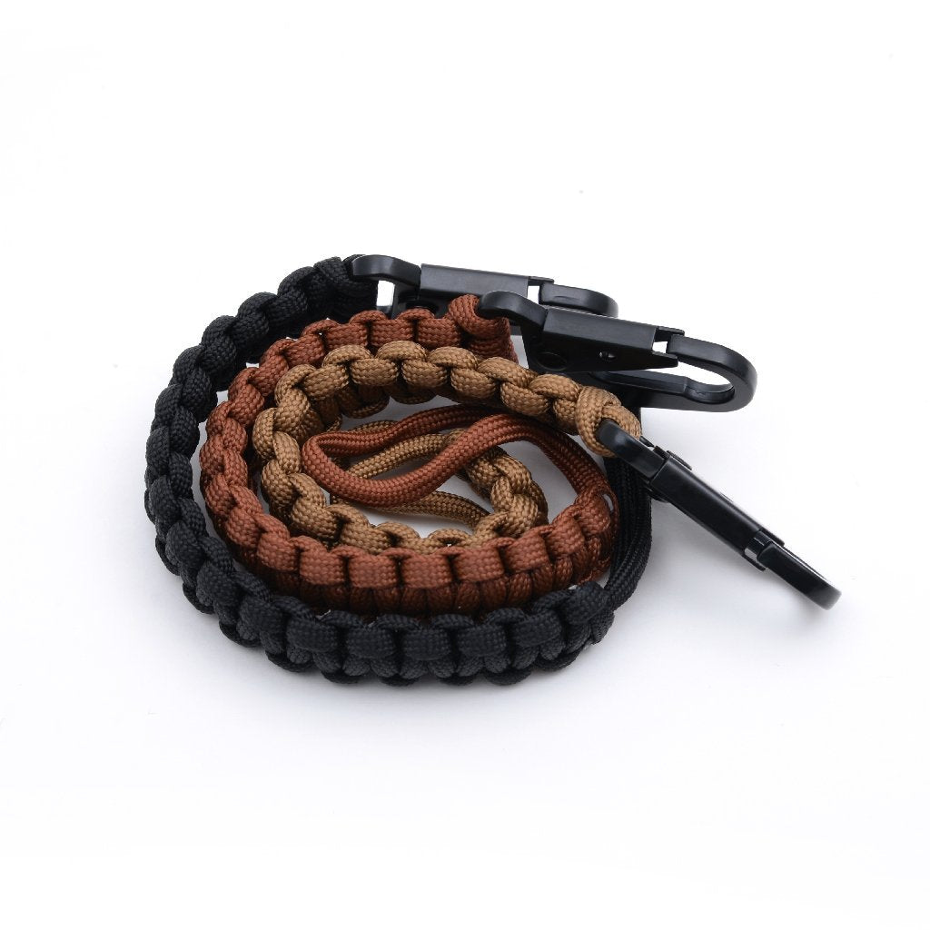 Dango EDC Tether - Cobra Weave 550 Paracord - 6 Inch Woven, 10 Feet Unraveled