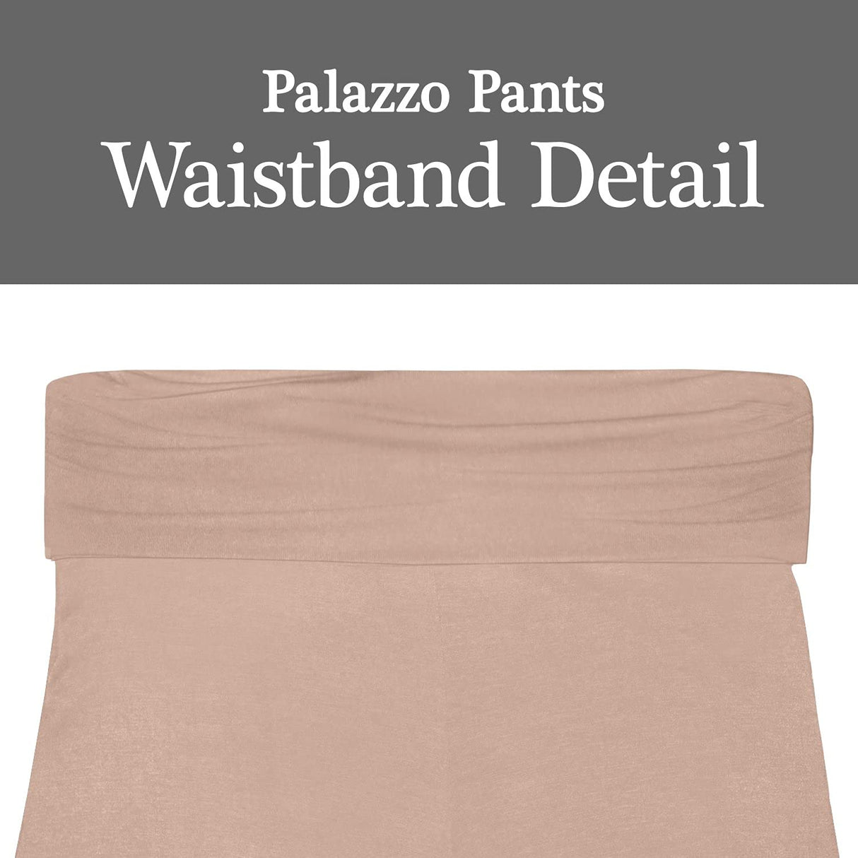 Hybrid & Company Womens Super Comfy Flowy Wide Leg Palazzo Pants Made in USA