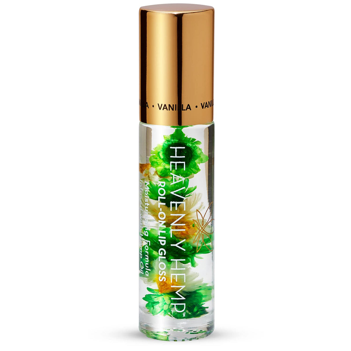 Blossom Scented Roll on Lip Gloss, Infused with Real Flowers, Made in USA, 0.20 fl. oz./5.9ml, Watermelon