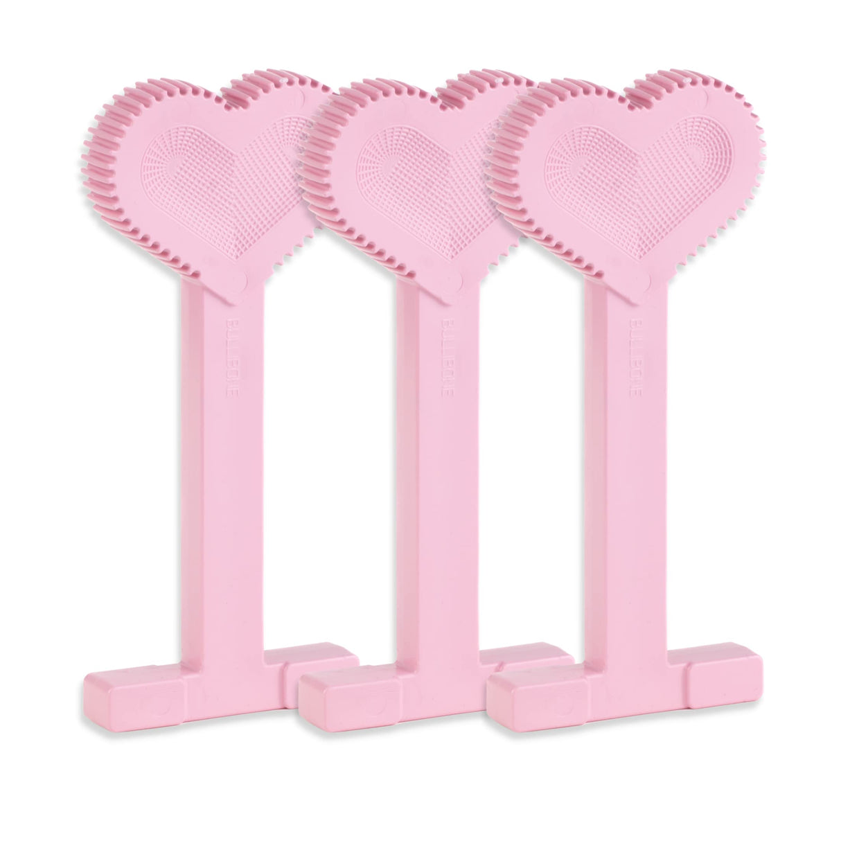 Bullibone Nylon Dog Chew Toy Nylon Bone - Improves Dental Hygiene, Easy to Grip Bottom, and Permeated with Flavor (Bacon, Large - 2 Pack)