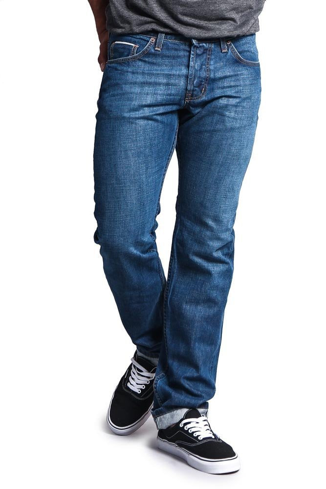 Men's Straight Fit Selvedge Jeans M527SV (Made in USA)