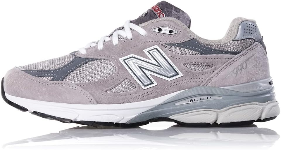 New Balance 990 V3 Made in USA M990NB3 US Grey, Grey, 10.5 US