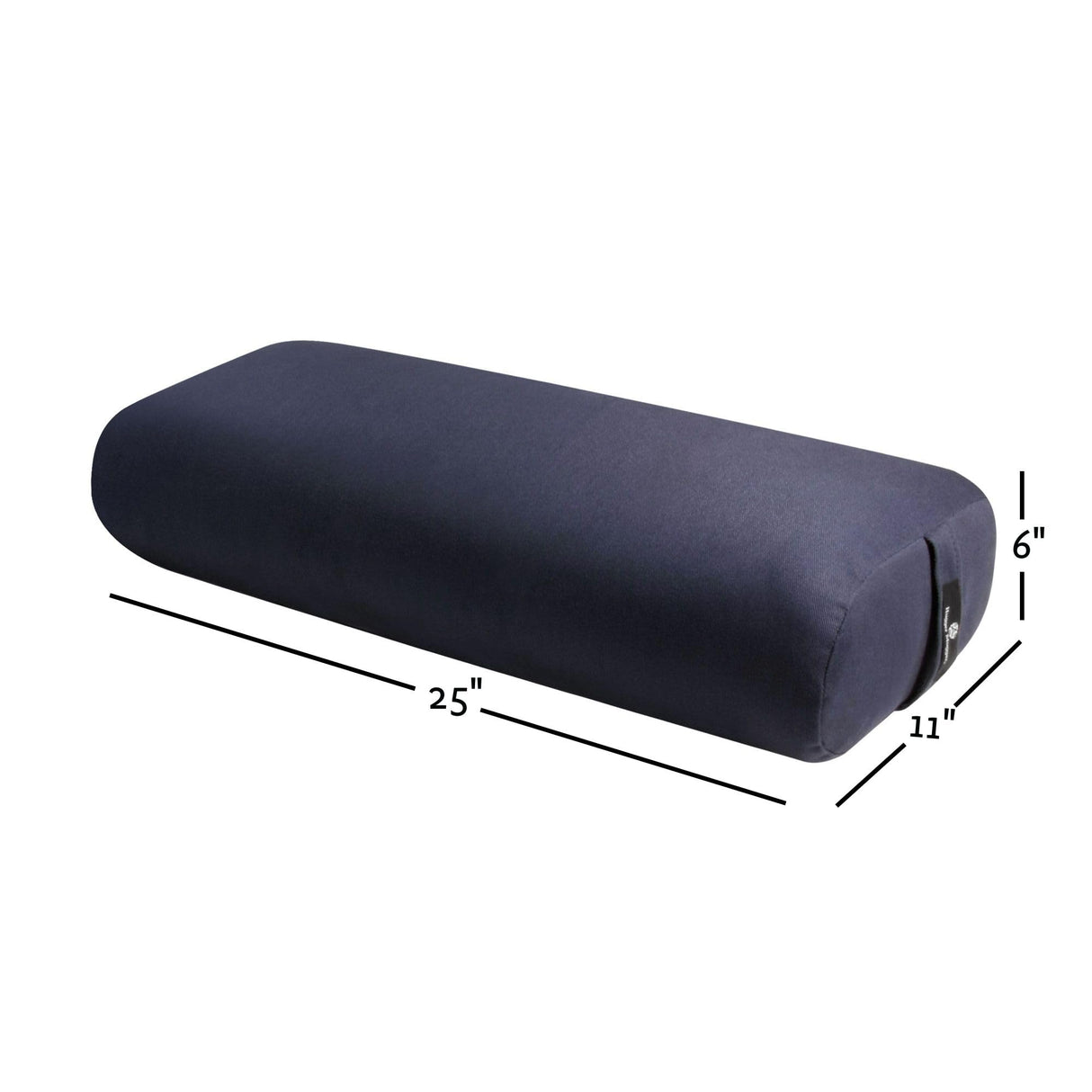 Hugger Mugger Standard Yoga Bolster - Firm, Supportive, Handmade, Durable