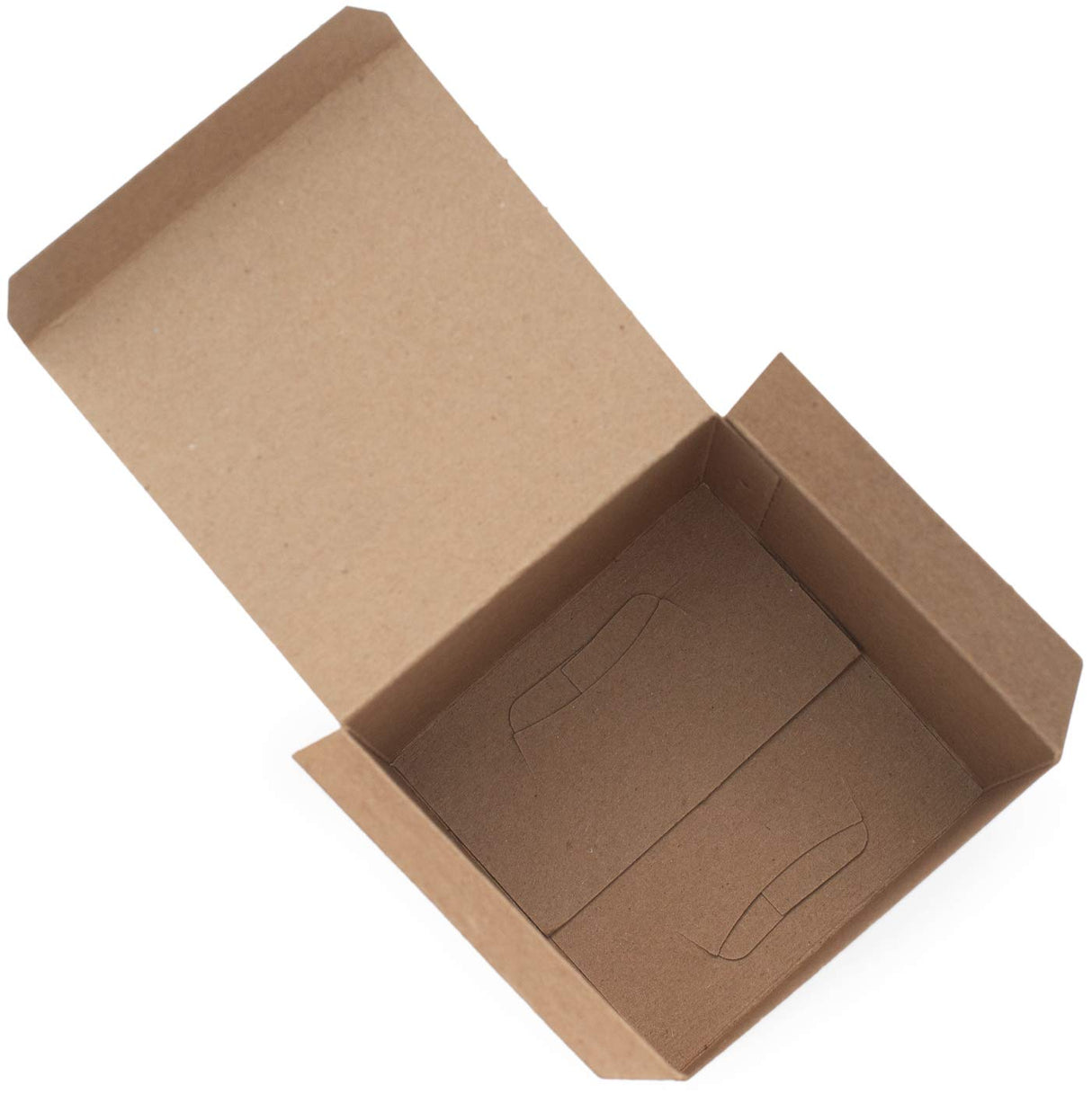 Made in USA 10-Count Recycled Brown Kraft Gift Boxes (5" X 5" X 3") with Tuck Lids for Weddings, Crafting and Baking Packaging Needs