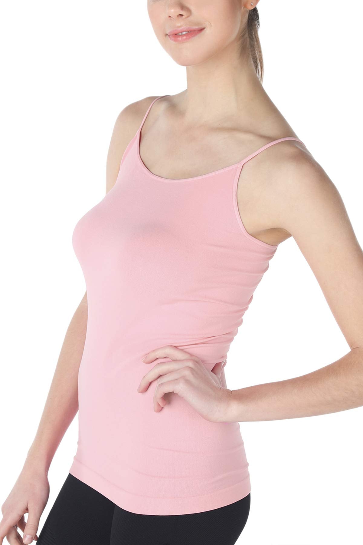NIKIBIKI Women Seamless Basic Camisole, Made in U.S.A, One Size