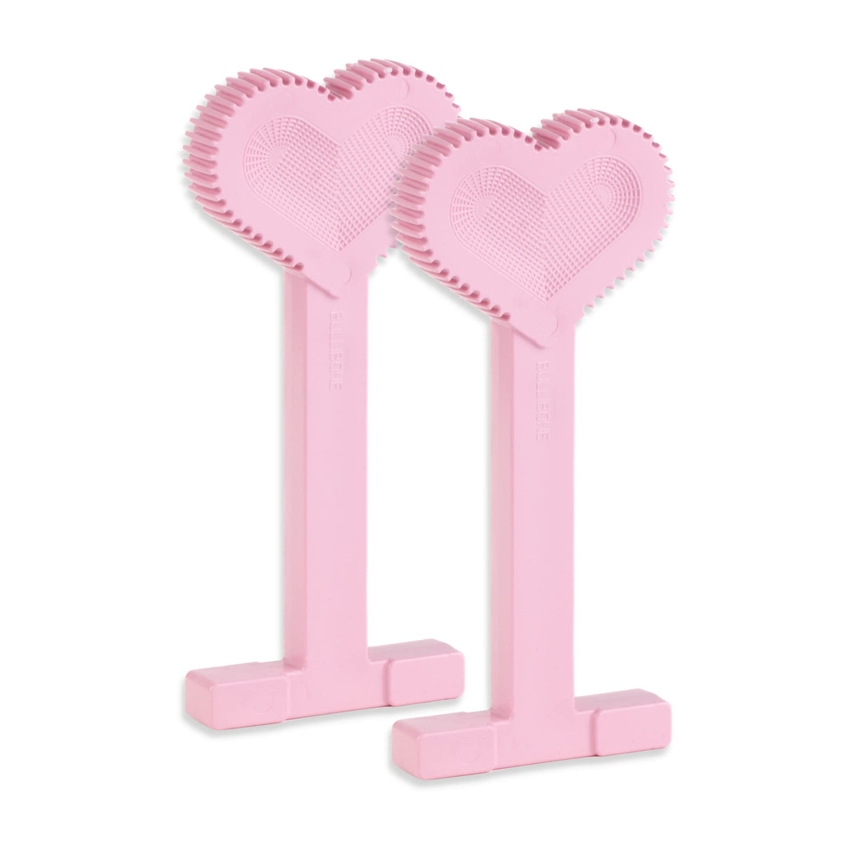 Bullibone Nylon Dog Chew Toy Nylon Bone - Improves Dental Hygiene, Easy to Grip Bottom, and Permeated with Flavor (Bacon, Large - 2 Pack)