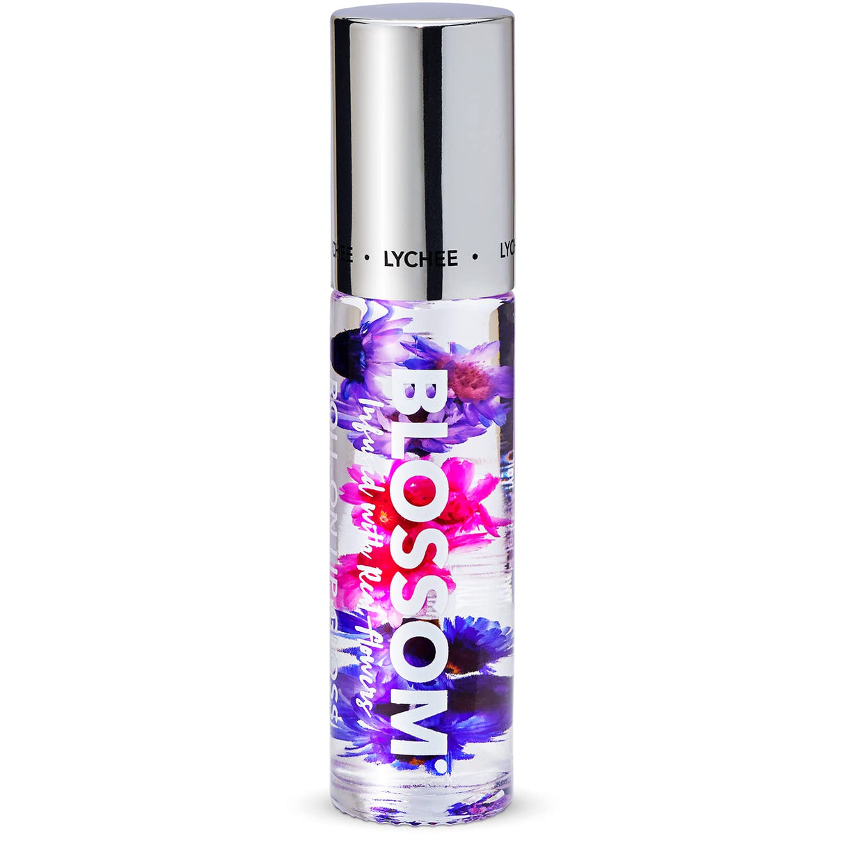 Blossom Scented Roll on Lip Gloss, Infused with Real Flowers, Made in USA, 0.20 fl. oz./5.9ml, Watermelon