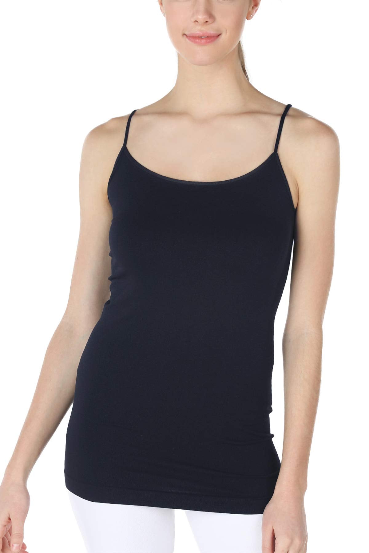 NIKIBIKI Women Seamless Basic Camisole, Made in U.S.A, One Size