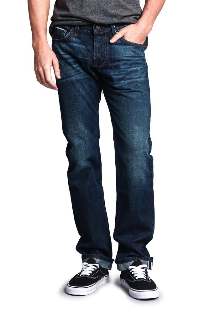 Men's Straight Fit Selvedge Jeans M527SV (Made in USA)