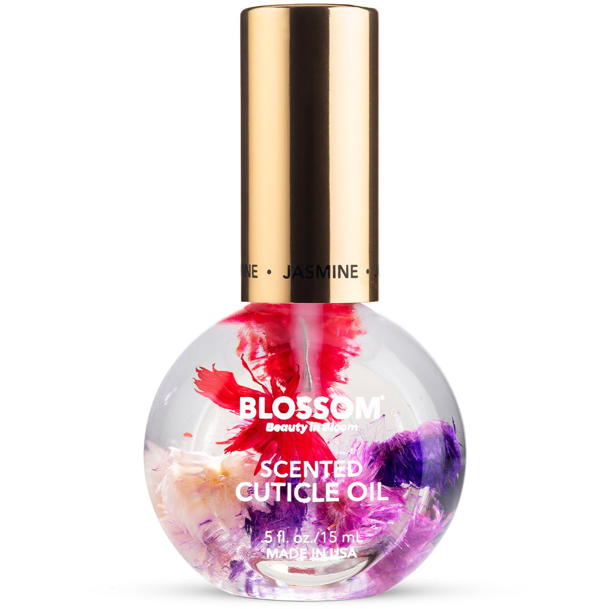 Blossom Scented Cuticle Oil, Infused with Real Flowers, Hydrating, Moisturizing, Strengthening, Made in USA, 0.5 fl. oz, Amazon Exclusive, Watermelon