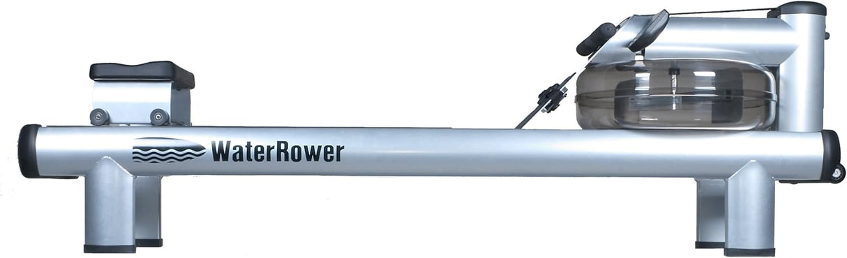WaterRower M1 Hi Rise Rowing Machine with S4 Monitor | USA Made | Original Handcrafted Erg Machine for Home Use & Gym | Best Warranty