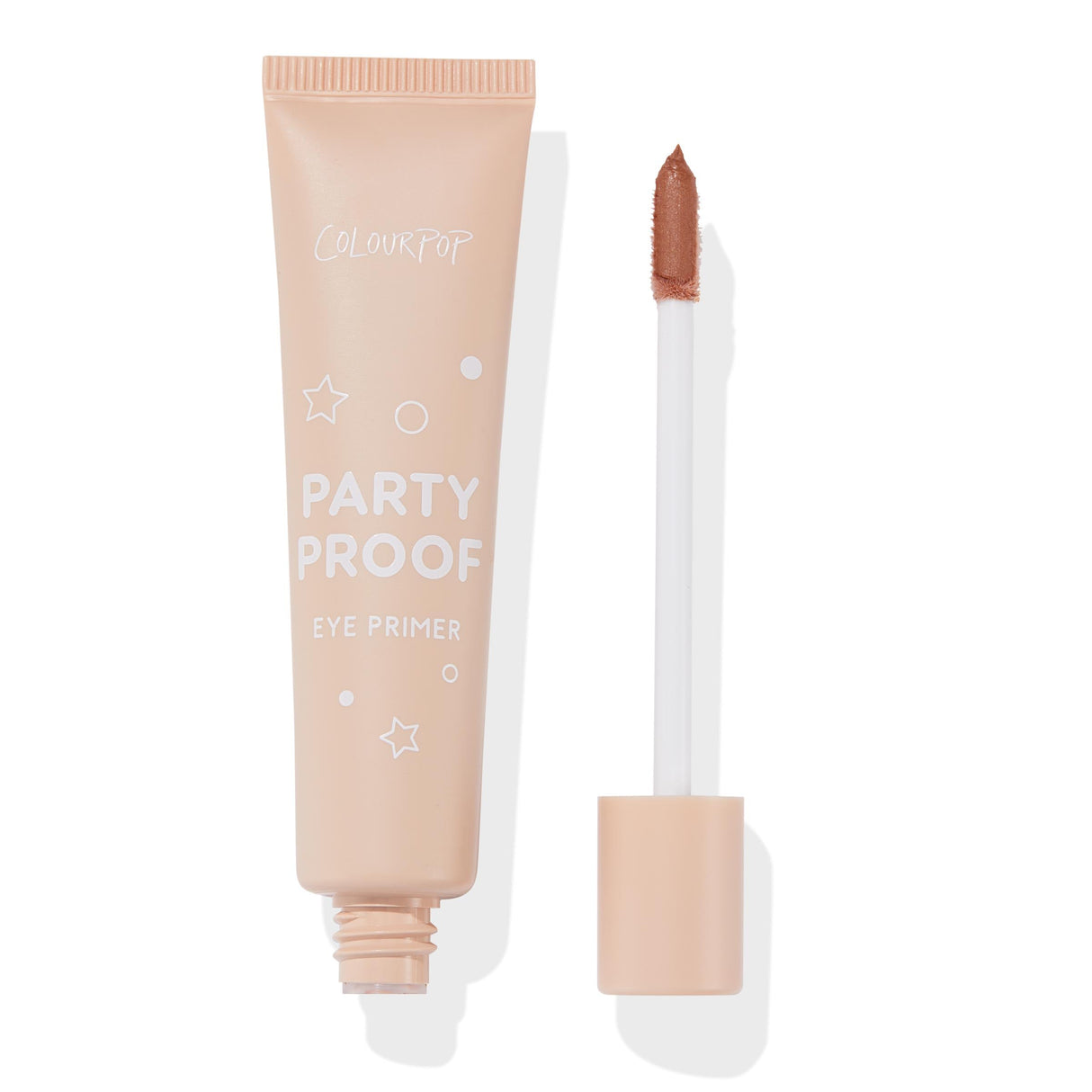 ColourPop Party Proof Eye Primer - Translucent Eyeshadow Primer for Long-Lasting Eye Makeup - Preps Skin for Smooth Makeup Application - Caramel (0.42 oz)