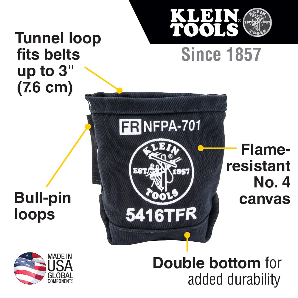 Klein Tools 3255 Bull Pin, Made in USA, Broad Head Bull Pin Resists Corrosion and Mushrooming, Heat Treated Steel with Black Finish, 1-1/4-Inch