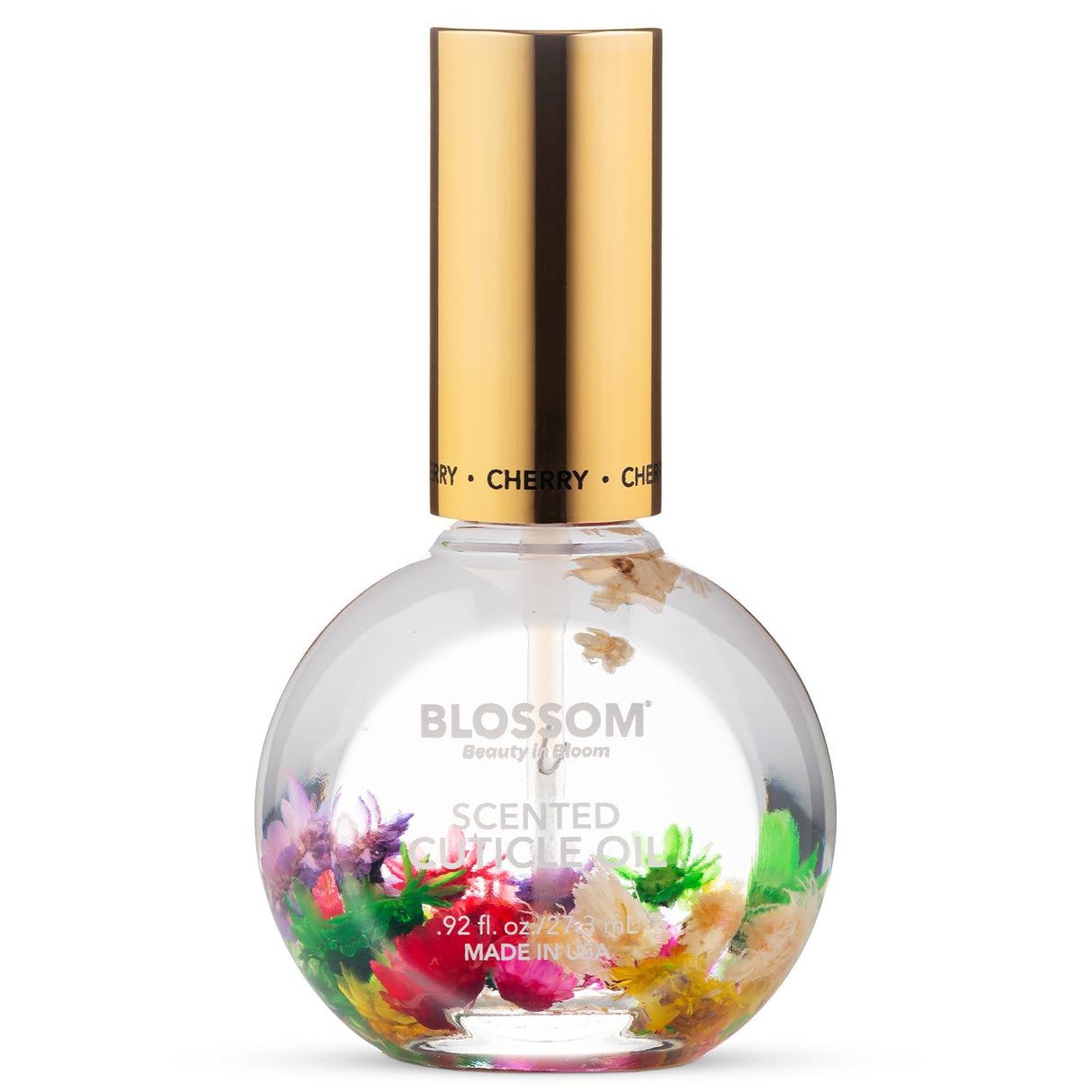 Blossom Scented Cuticle Oil, Infused with Real Flowers, Hydrating, Moisturizing, Strengthening, Made in USA, 0.5 fl. oz, Amazon Exclusive, Watermelon