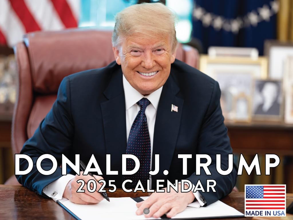 Trump Calendar 2025 Donald Trump Gifts 45 47 Monthly Wall Calender 12 Month | American Made In The USA MAGA