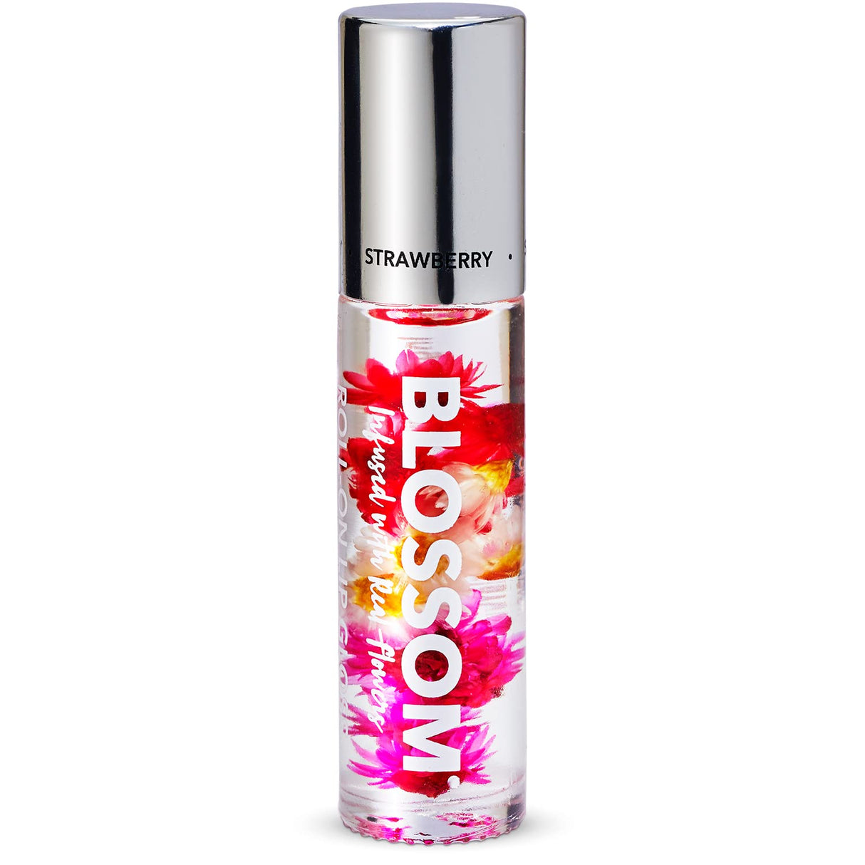 Blossom Scented Roll on Lip Gloss, Infused with Real Flowers, Made in USA, 0.20 fl. oz./5.9ml, Watermelon
