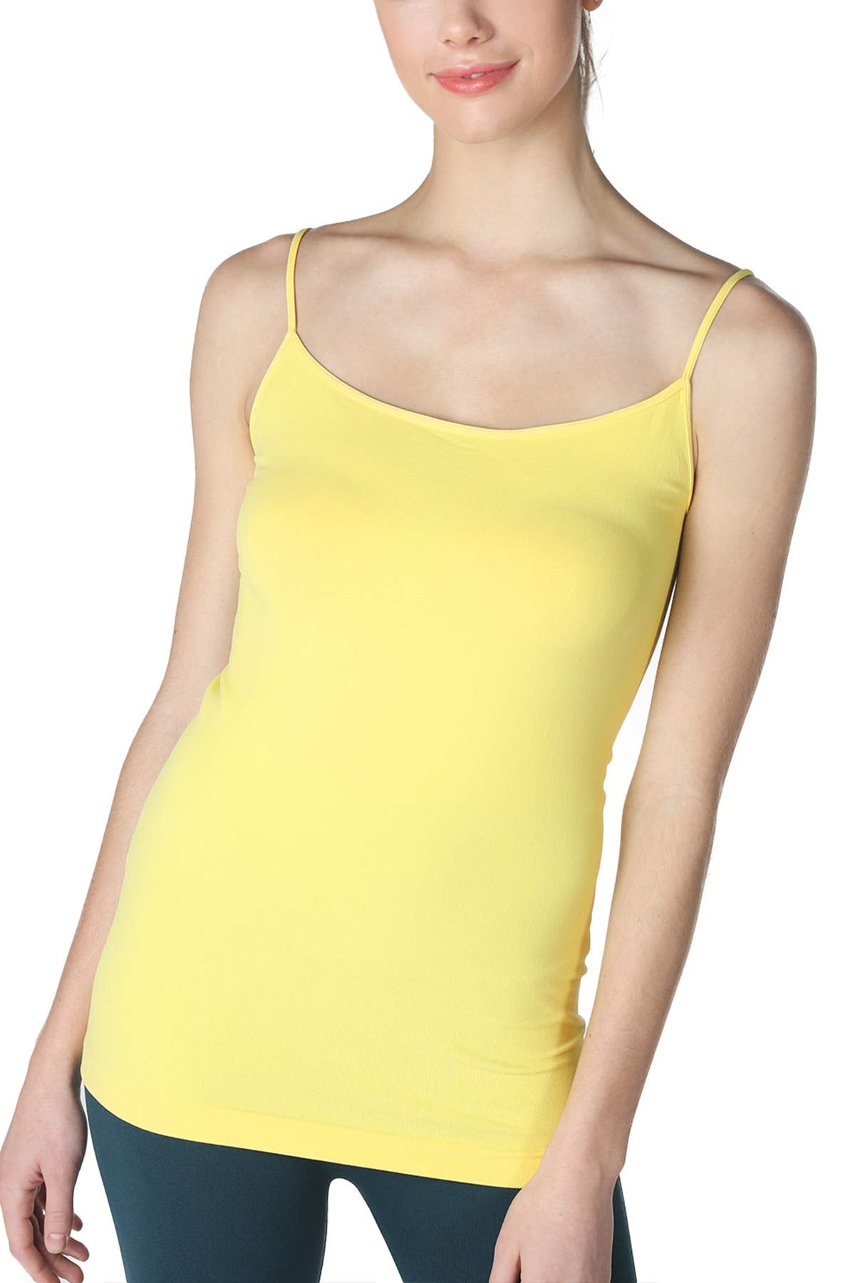 NIKIBIKI Women Seamless Basic Camisole, Made in U.S.A, One Size