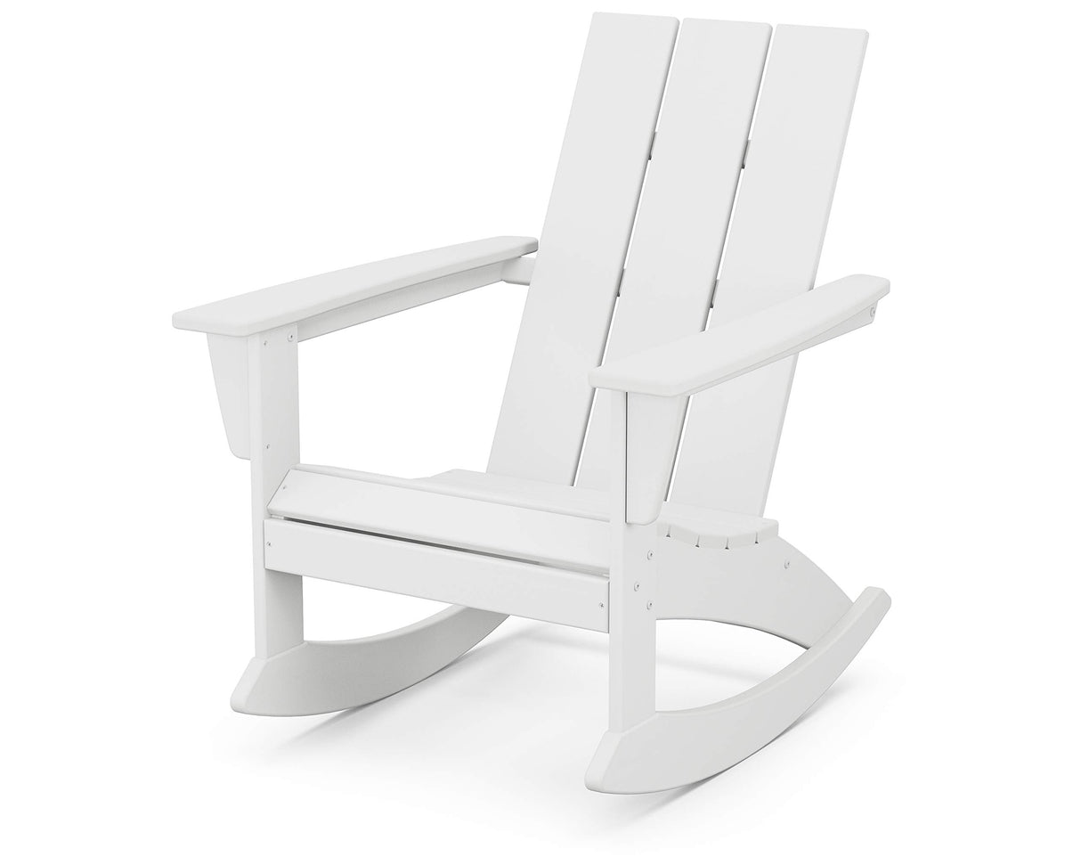 POLYWOOD® Modern Adirondack Rocking Chair, Sand