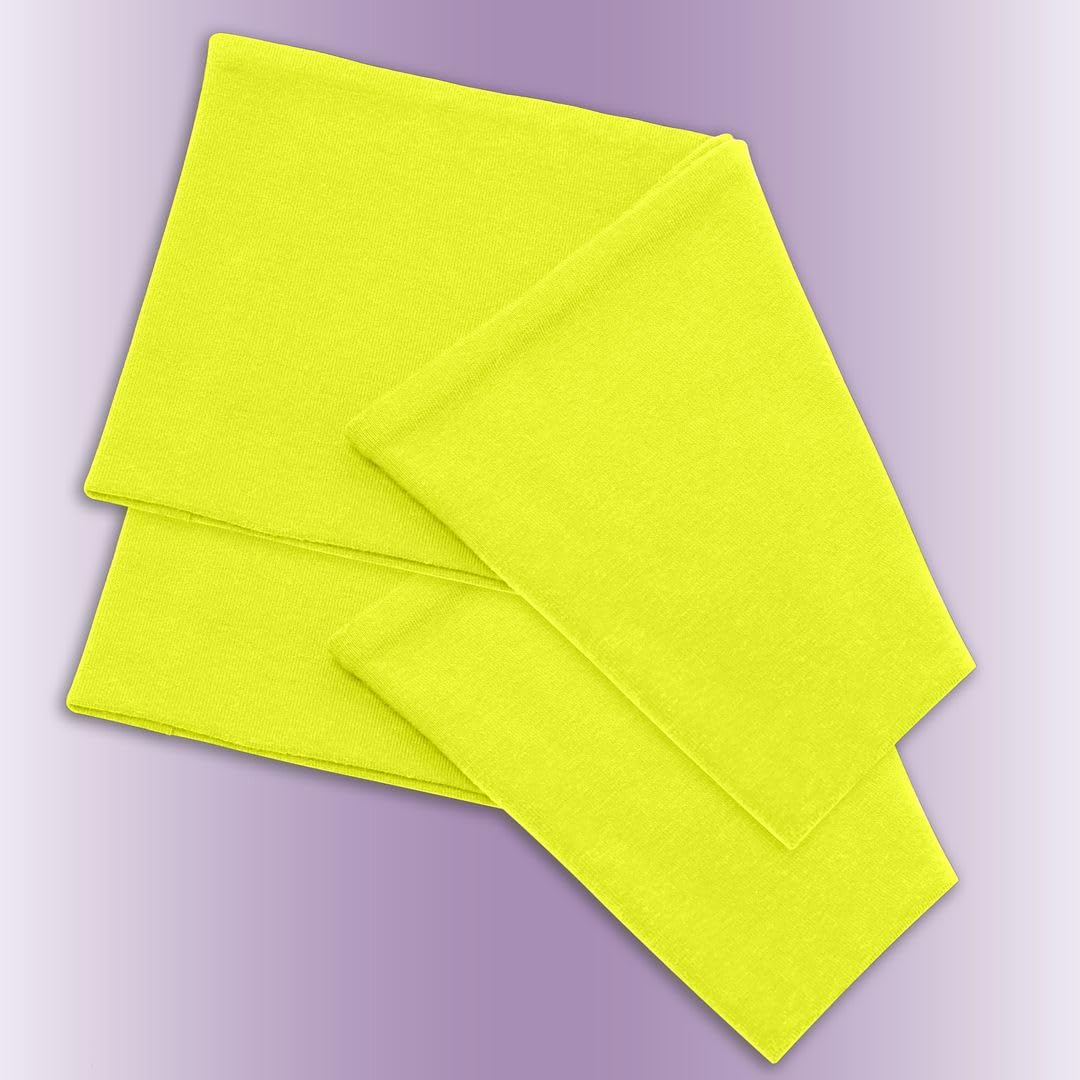 Men's Cotton Headbands Sweatbands 5" Wide Sports Fitness Yoga Fashion Made in USA