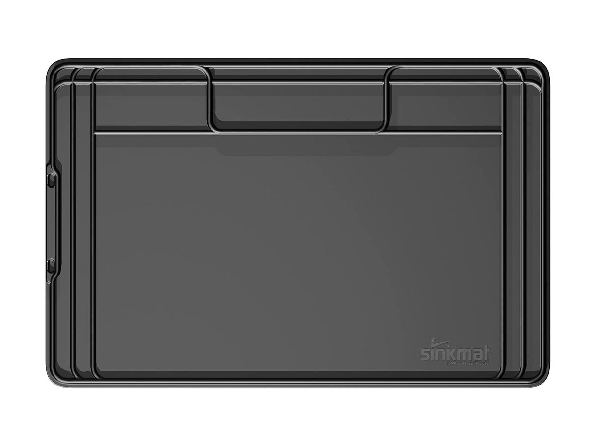 WeatherTech SinkMat – Waterproof Under Sink Liner Mat for Kitchen Bathroom – 34” x 22” Inches - Durable, Flexible Tray – Home undersink Organizer Must Haves, Black