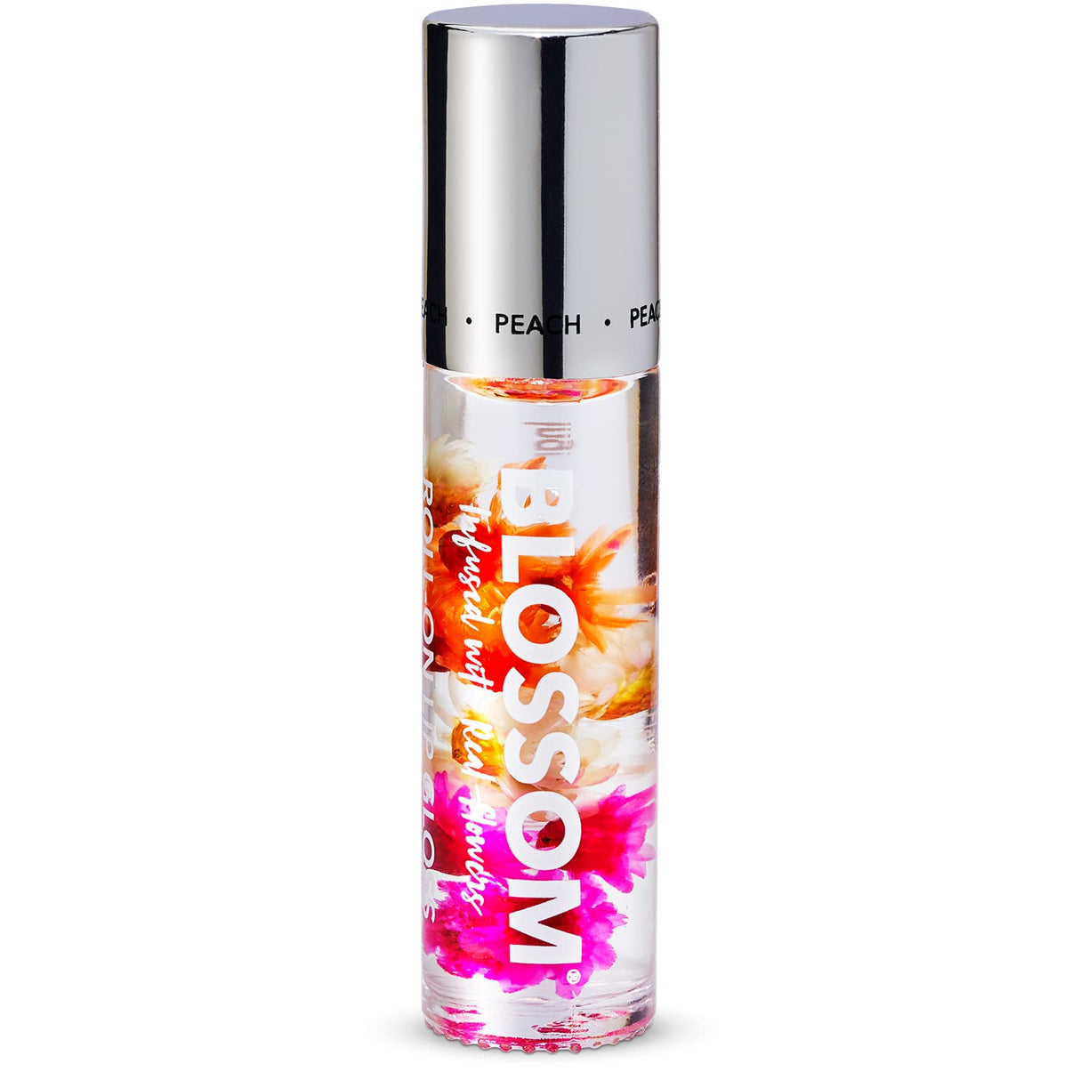 Blossom Scented Roll on Lip Gloss, Infused with Real Flowers, Made in USA, 0.20 fl. oz./5.9ml, Watermelon