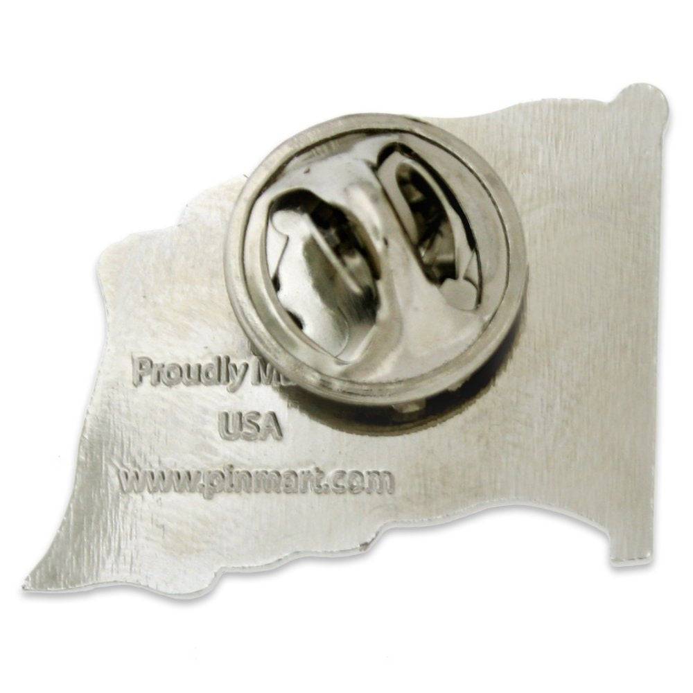PinMart's 2 Pack Made in the USA American Flag Enamel Lapel Pins