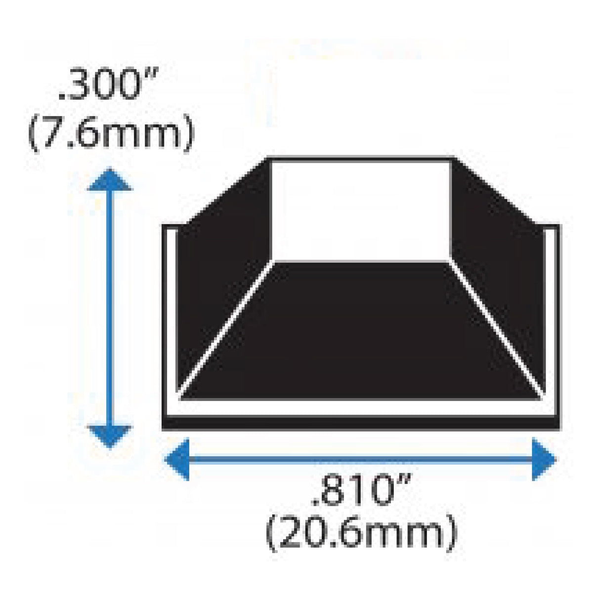 Clear Rubber Feet (53 Pack) Self Stick Bumper Pads - Made in USA - Adhesive Tall Square Bumpers for Electronics, Speakers, Laptop, Appliances, Furniture, Computers