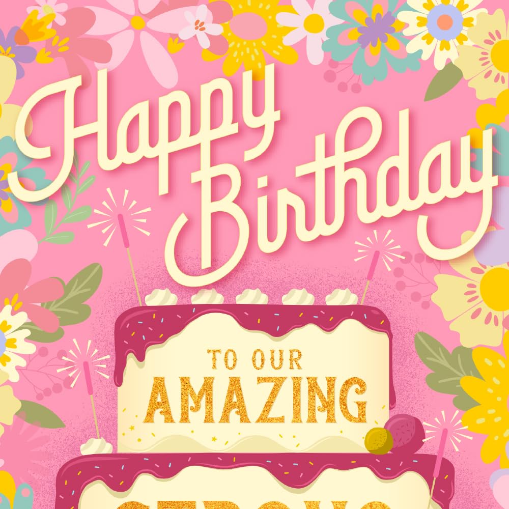 Prime Greetings Friend Birthday Card, Made in America, Eco-Friendly, Thick Card Stock with Premium Envelope 5in x 7.75in, Packaged in Protective Mailer