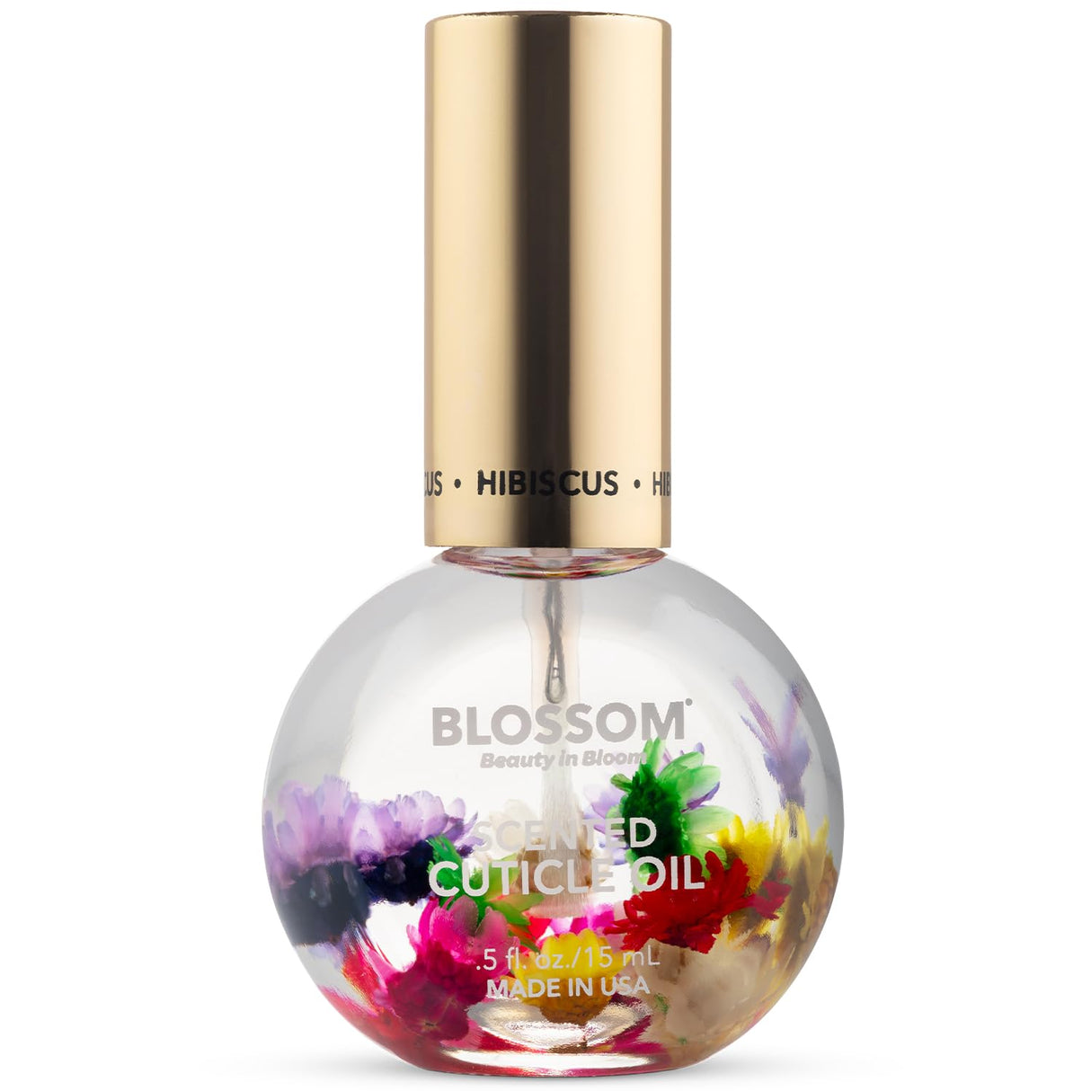 Blossom Scented Cuticle Oil, Infused with Real Flowers, Hydrating, Moisturizing, Strengthening, Made in USA, 0.5 fl. oz, Amazon Exclusive, Watermelon