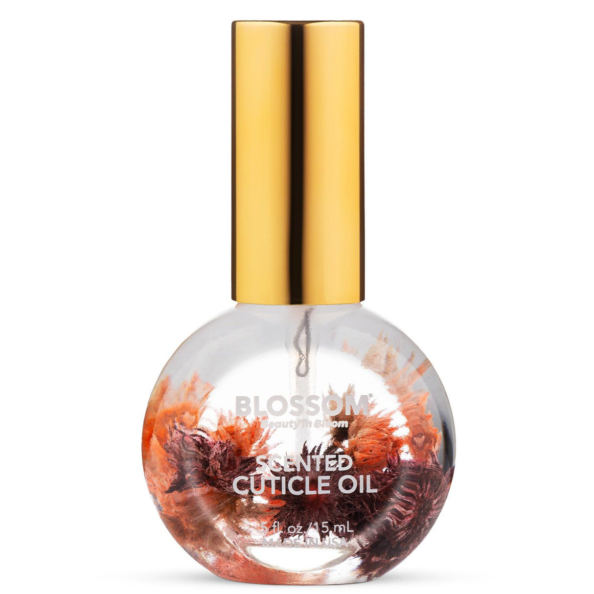 Blossom Scented Cuticle Oil, Infused with Real Flowers, Hydrating, Moisturizing, Strengthening, Made in USA, 0.5 fl. oz, Amazon Exclusive, Watermelon