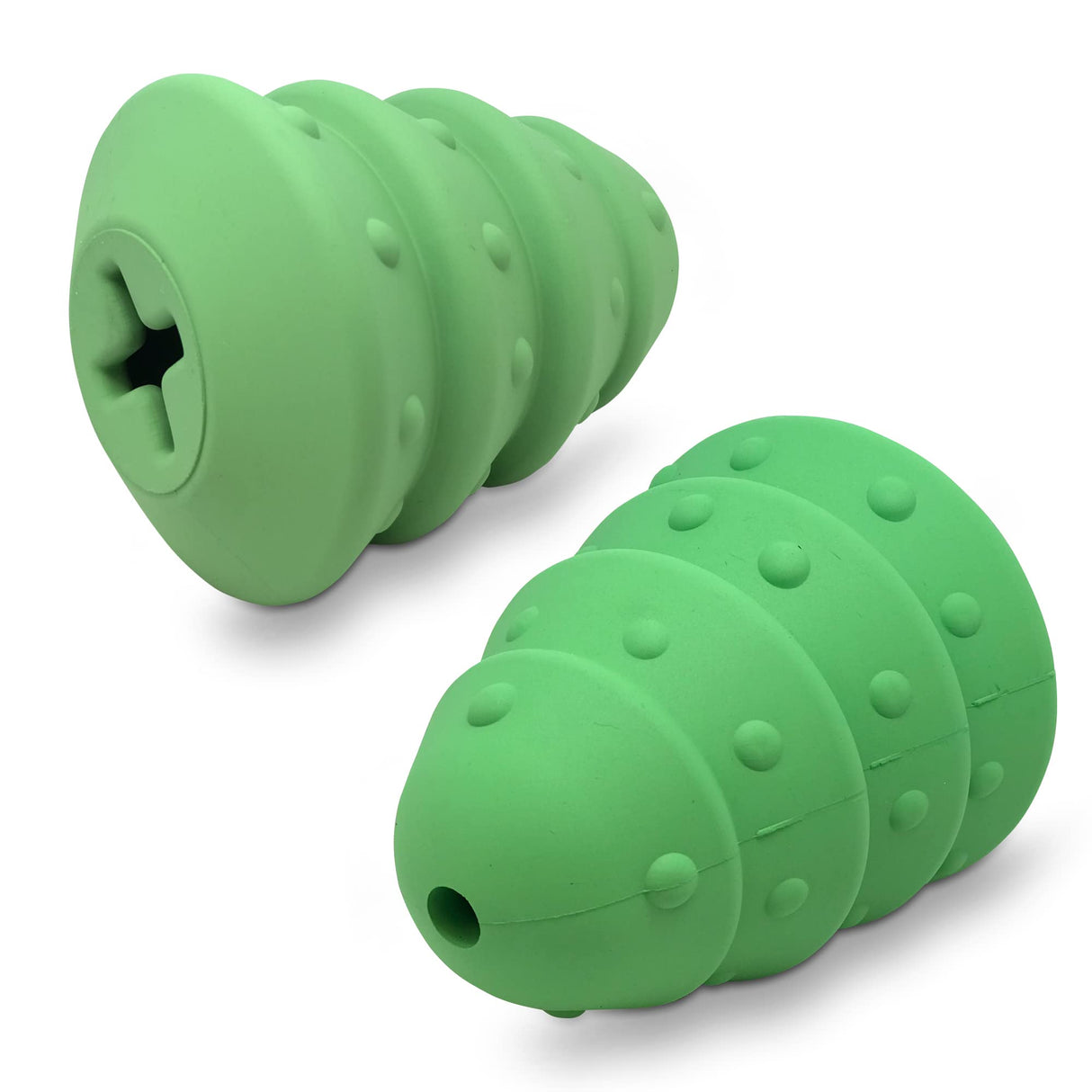 SodaPup Honey Pot – Durable Dog Treat Dispenser & Enrichment Toy Made in USA from Non-Toxic, Pet Safe, Food Safe Natural Rubber Material for Mental Stimulation, Problem Chewing, Calming Nerves, & More