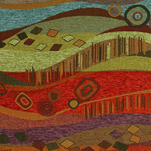 Danny K. Women's Tapestry Zipper Purse Crossbody Handbag, Adjustable Cord, Handmade in USA