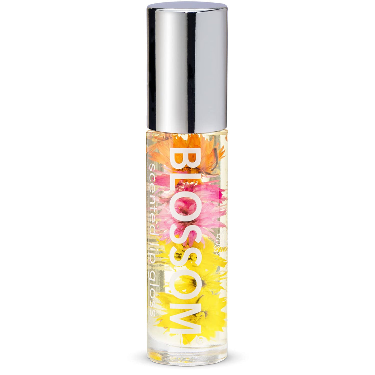 Blossom Scented Roll on Lip Gloss, Infused with Real Flowers, Made in USA, 0.20 fl. oz./5.9ml, Watermelon