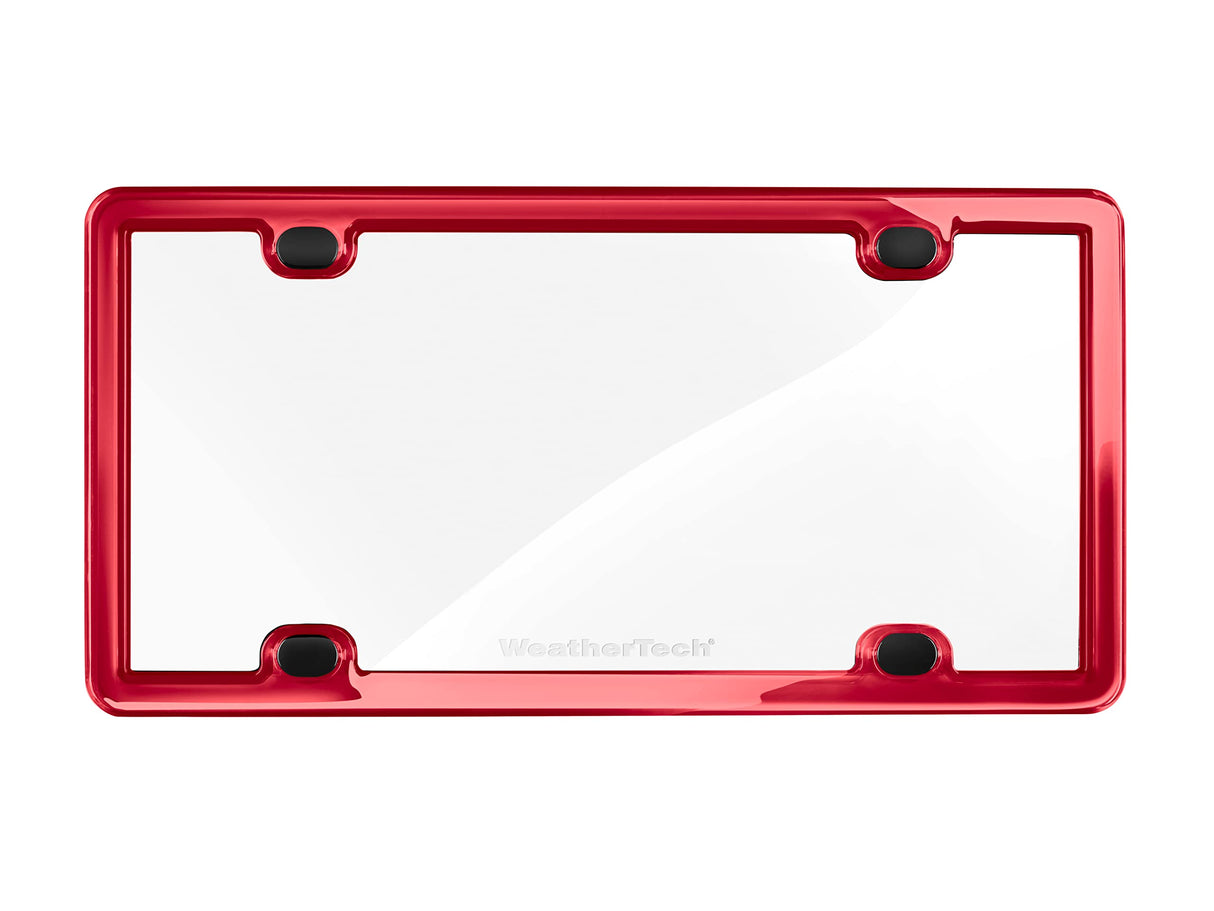 WeatherTech ClearCover License Plate Cover and Frame, Baby Blue