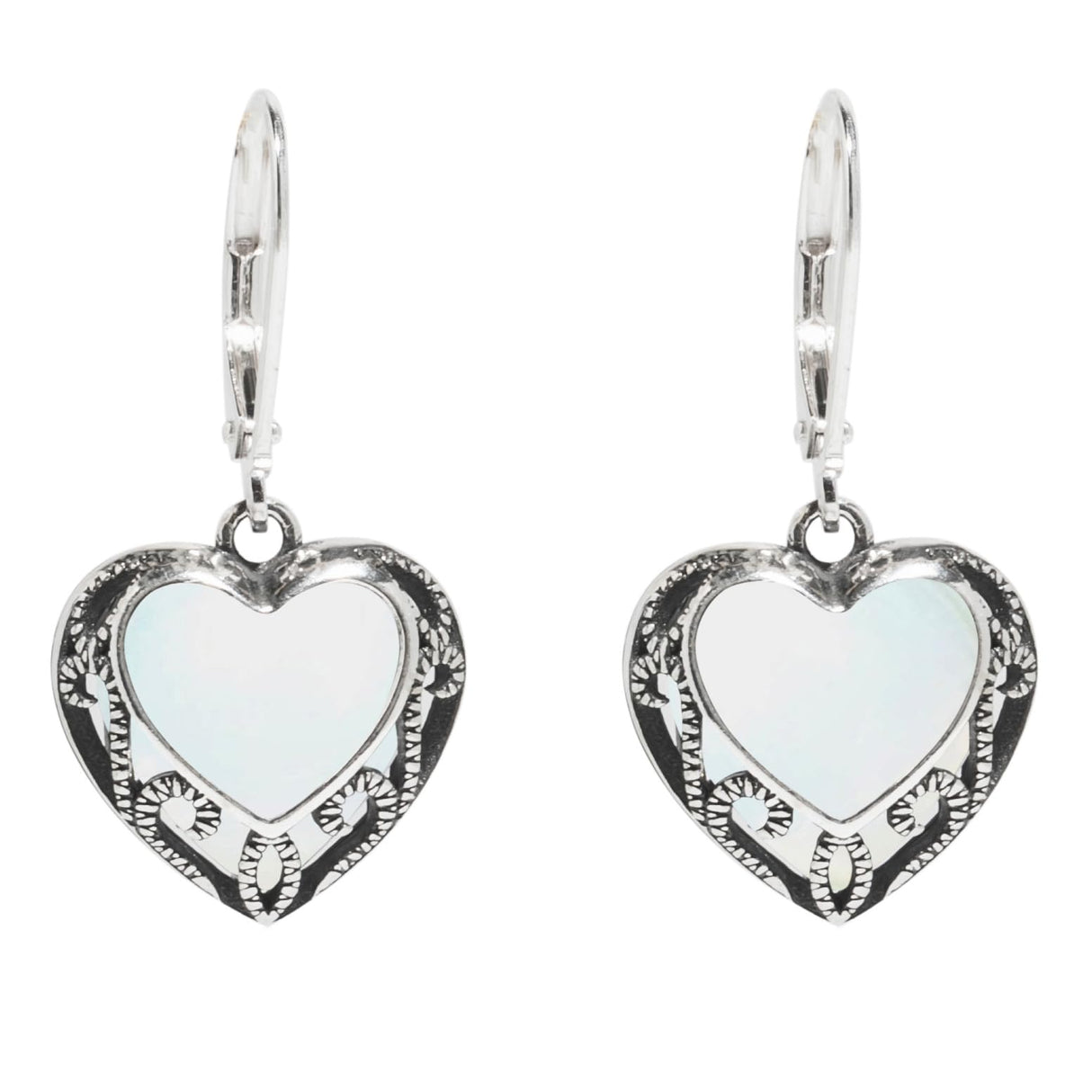 Bottled Up Designs Handmade Homespun Hearts Earrings, Recycled Vintage Glass, Sterling Silver, Eco Friendly, Made in USA, Mothers Day, Women, Anniversary (Red Beer Bottle)