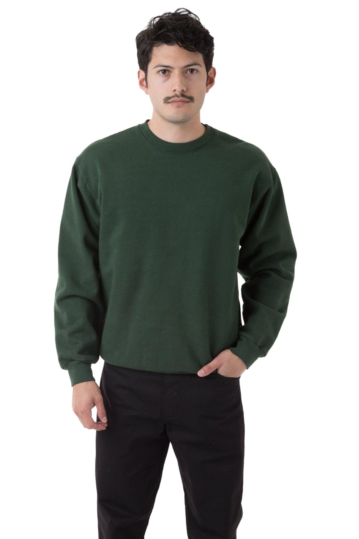 Los Angeles Apparel Heavy Fleece Crewneck Sweater (Garment Dye 2)