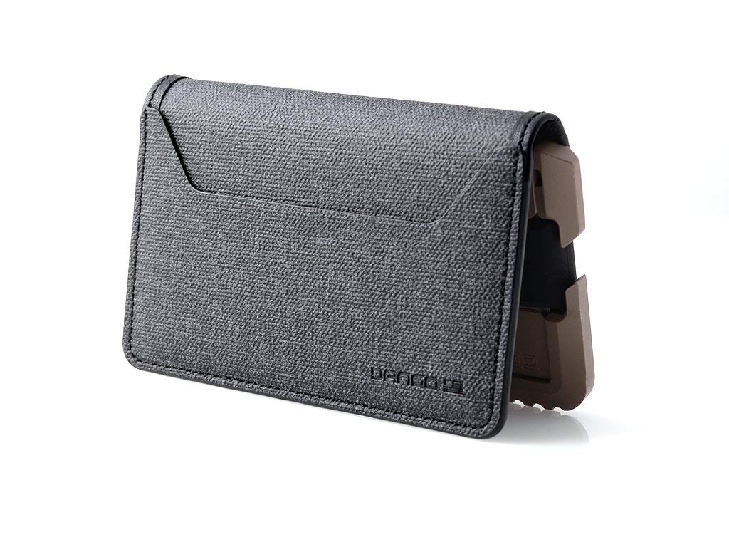 Dango Slim Minimalist Wallet for Men - RFID Blocking - Leather + Multi-Tool