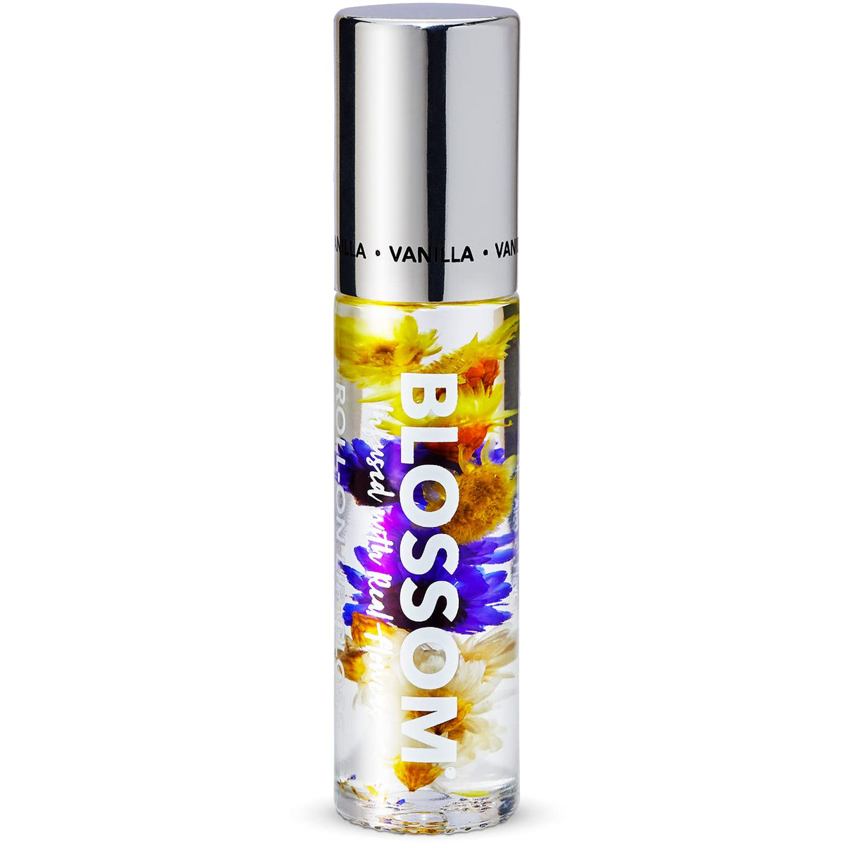Blossom Scented Roll on Lip Gloss, Infused with Real Flowers, Made in USA, 0.20 fl. oz./5.9ml, Watermelon