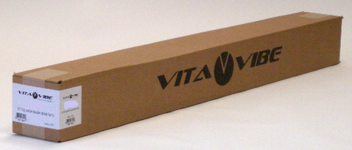 Vita Vibe - USA Made - Traditional Wood Double Barre Fixed Height Floor Mount Ballet Barre - Stretch/Dance Bar - 4 FT- 40 FT