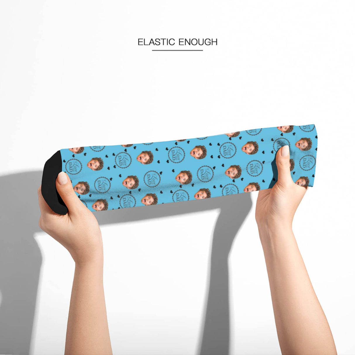 Custom Socks with Picture:Made in USA,Customized Face Socks,Personalized Socks Memorial Gift for Men Women Kid