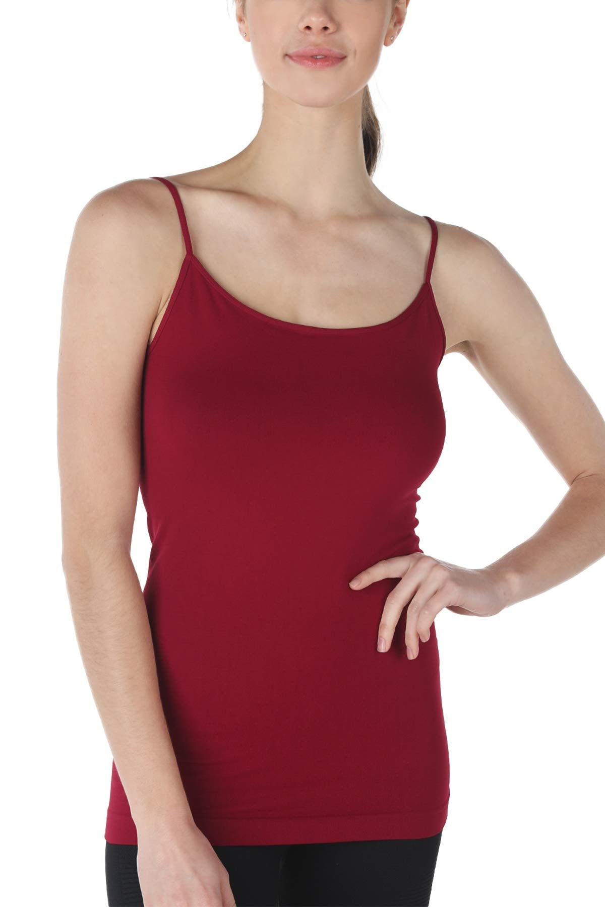 NIKIBIKI Women Seamless Basic Camisole, Made in U.S.A, One Size