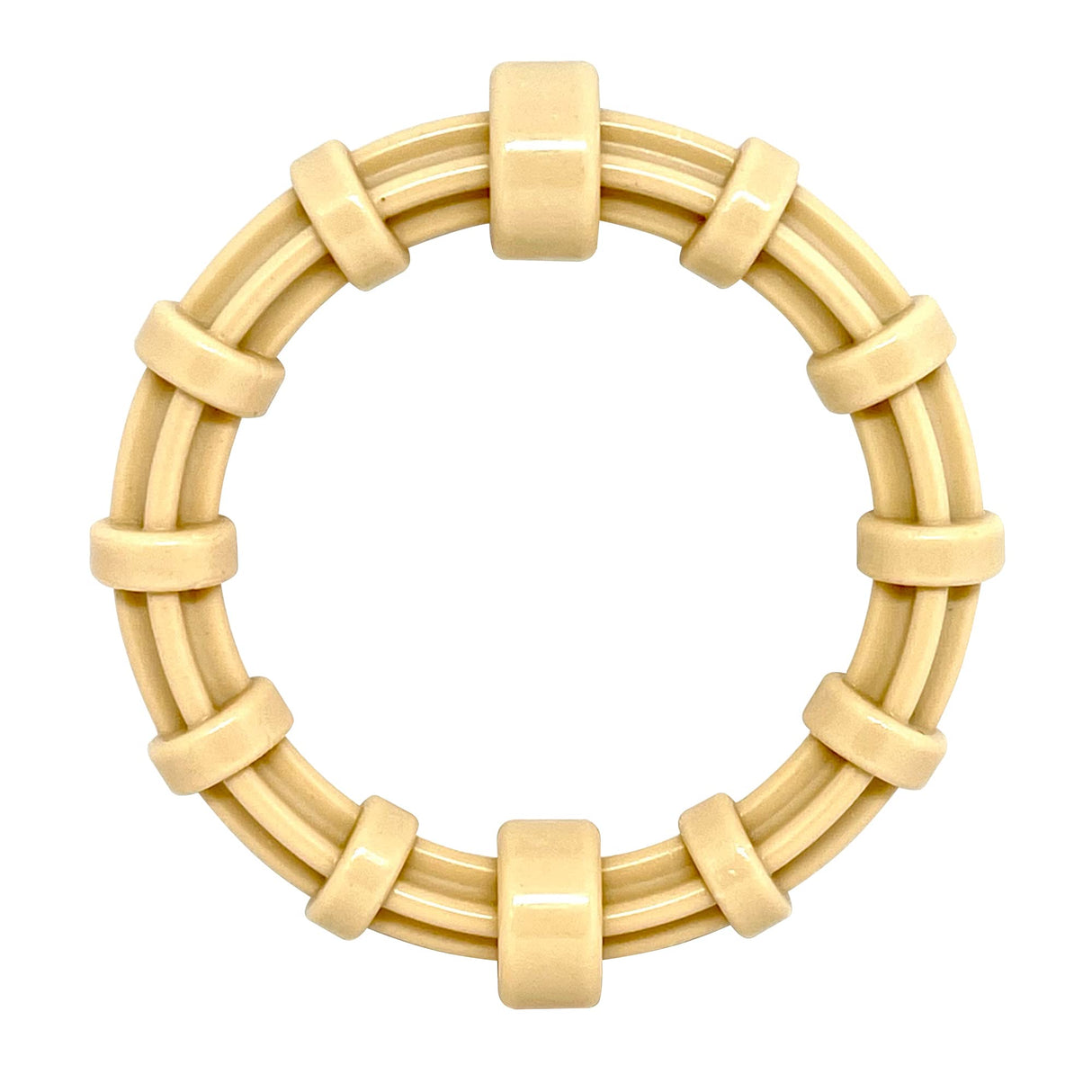 SodaPup Hot Dog – Durable Dog Chew Toy Made in USA from Non-Toxic, Pet Safe, Food Safe Nylon Material for Mental Stimulation, Clean Teeth, Fresh Breath, Problem Chewing, Calming Nerves, & More