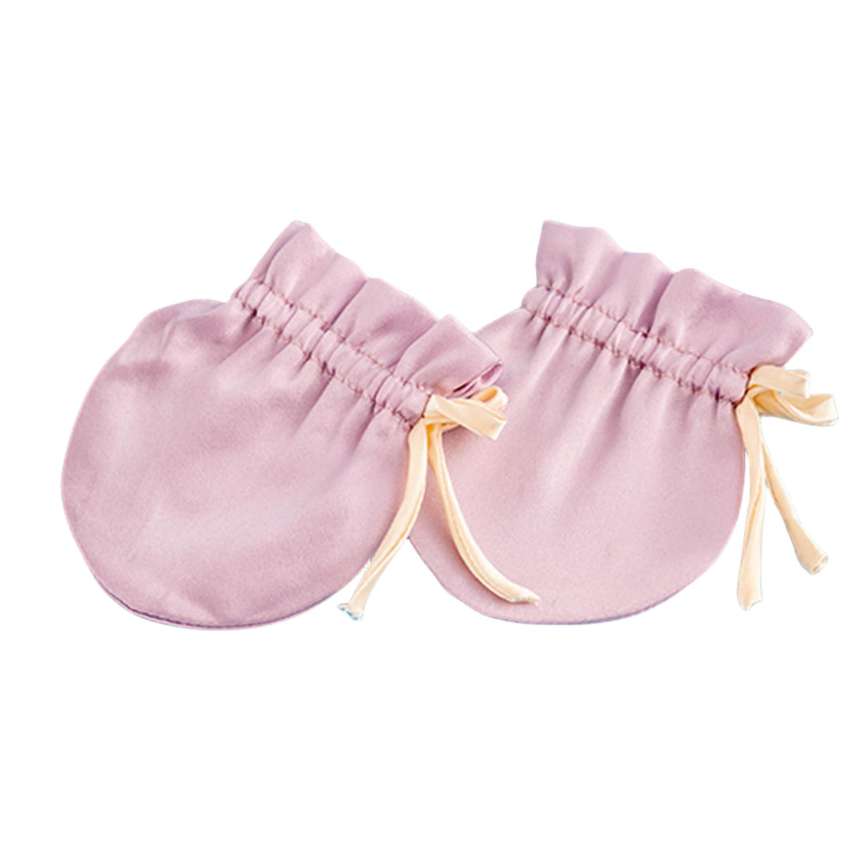22 Momme Mulberry Silk Baby Mittens, Made in USA, Newborn no Scratch Gloves for Baby Boys Girls, Organic Silk Eczema Mittens