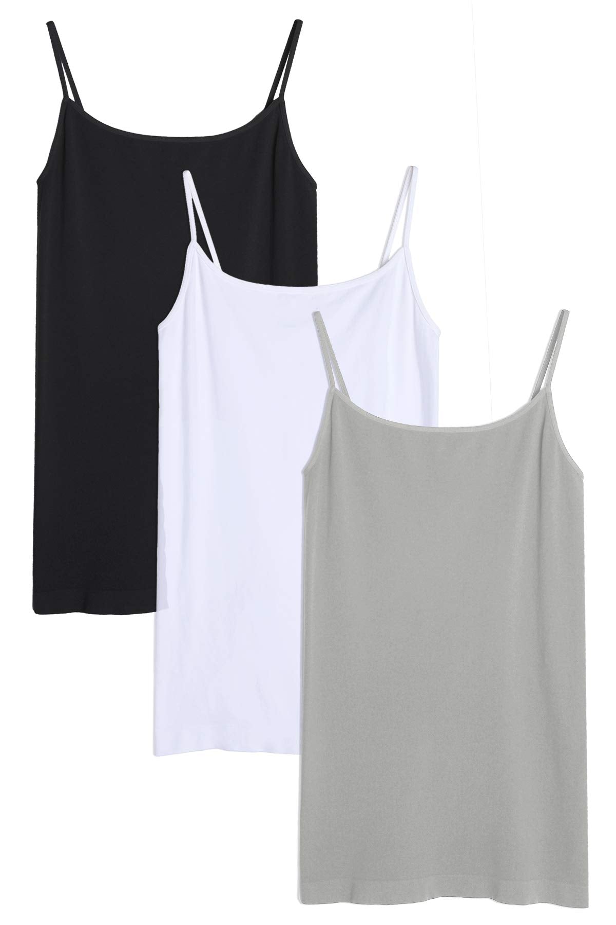 NIKIBIKI Women Seamless Basic Camisole, Made in U.S.A, One Size