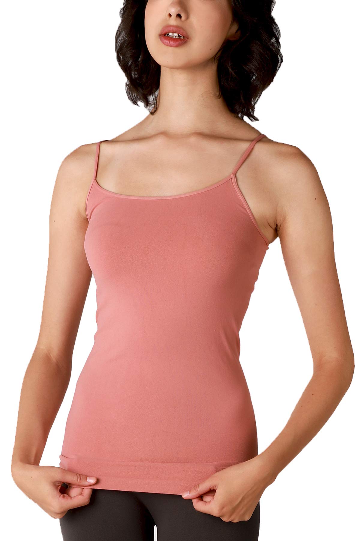 NIKIBIKI Women Seamless Basic Camisole, Made in U.S.A, One Size