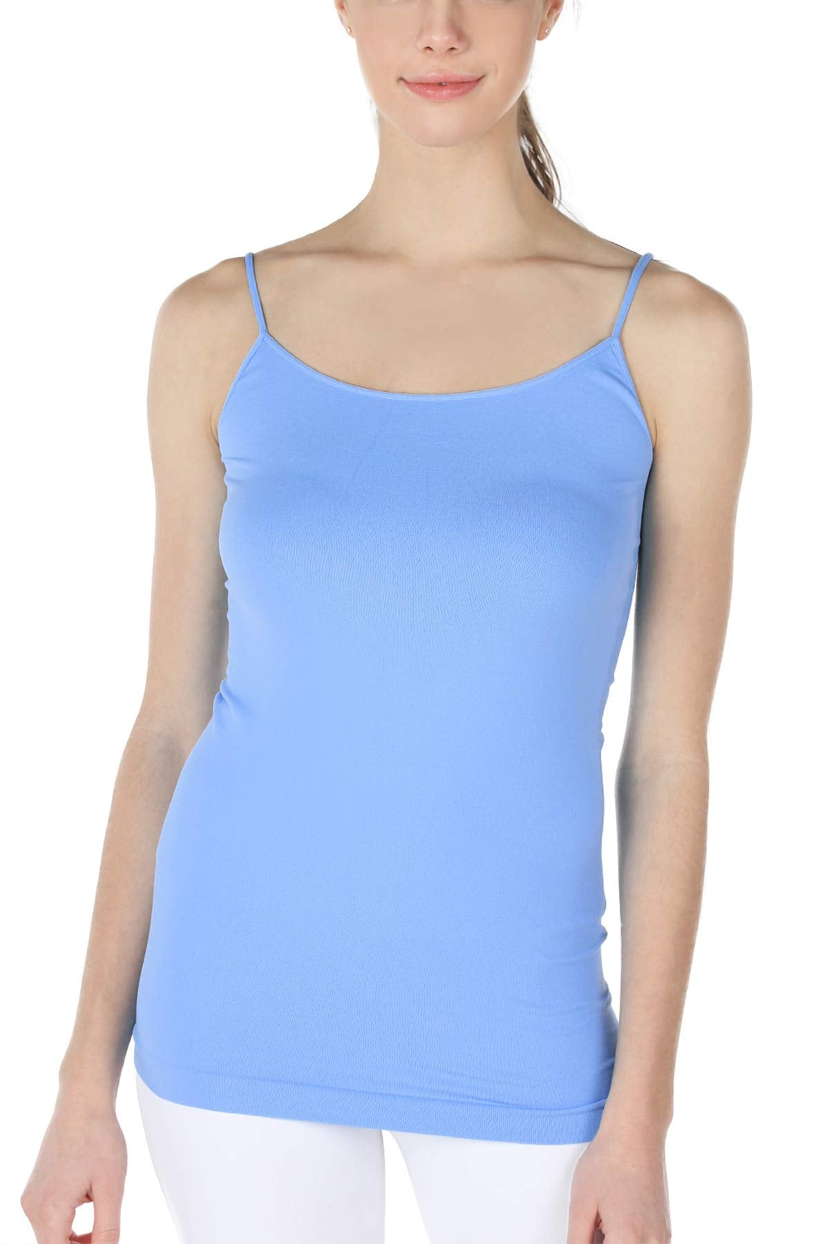 NIKIBIKI Women Seamless Basic Camisole, Made in U.S.A, One Size