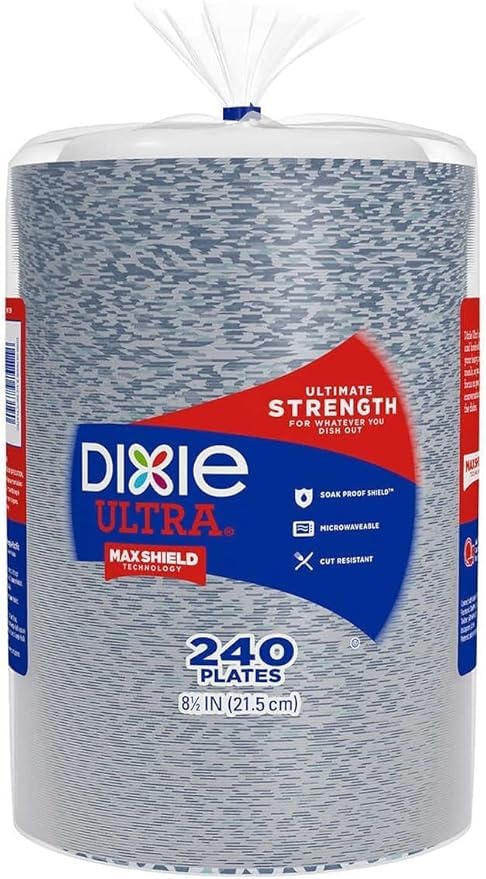 'Dixiees' Paper Plates, 240 Count