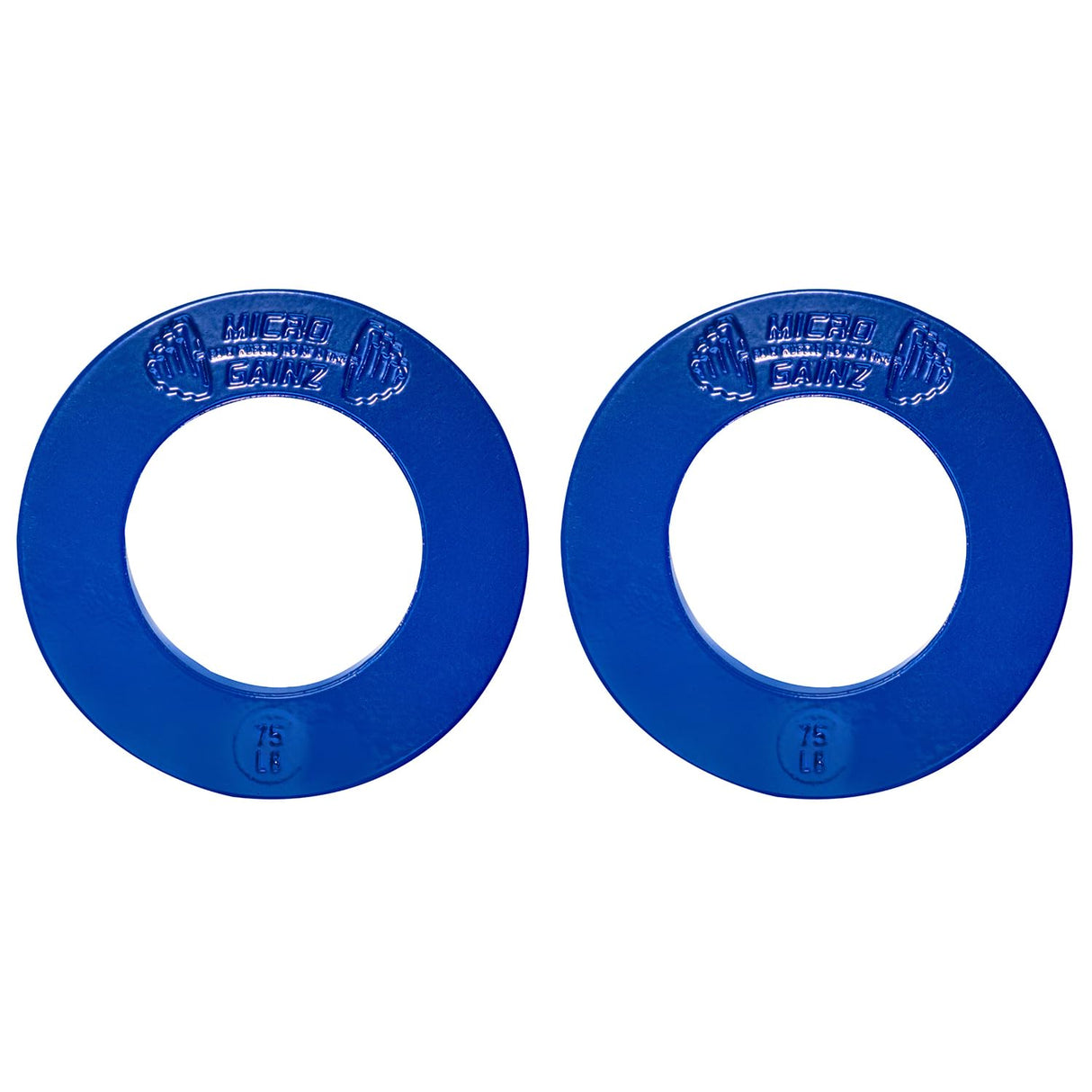 Micro Gainz Multi-Color Calibrated Fractional Weight Plates Set of 2 Pieces, Choose Set (.25LB-1LB), Designed for Olympic Barbell Weights for Strength Training, Made in USA
